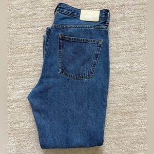 Everlane Straight Jeans in Deep Blue